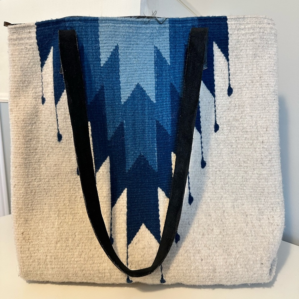 Hand crafted wool bag from Oaxaca Mexico